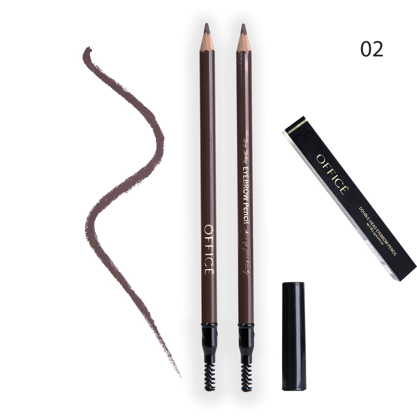 Office Double Head Eyebrow Pencil