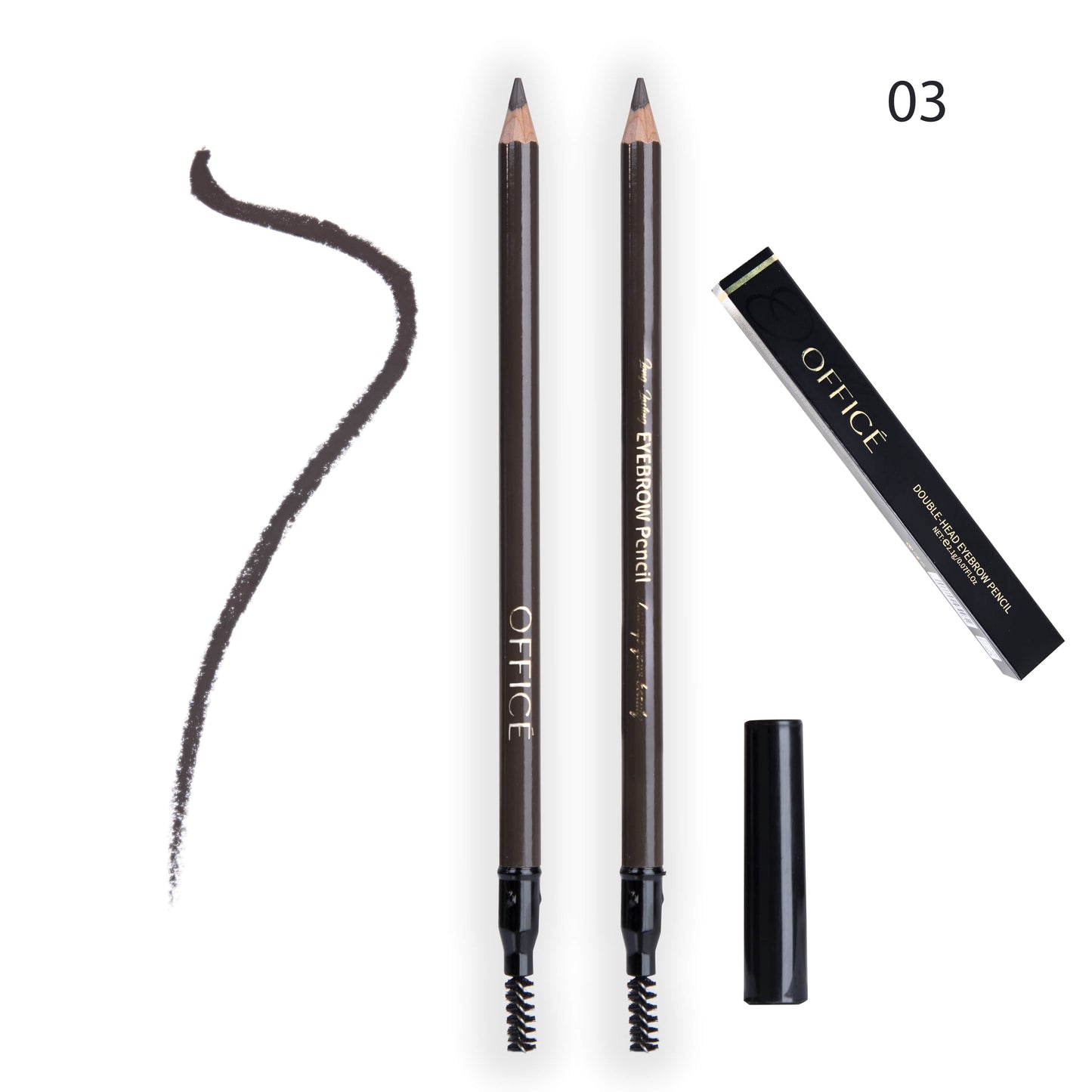 Office Double Head Eyebrow Pencil