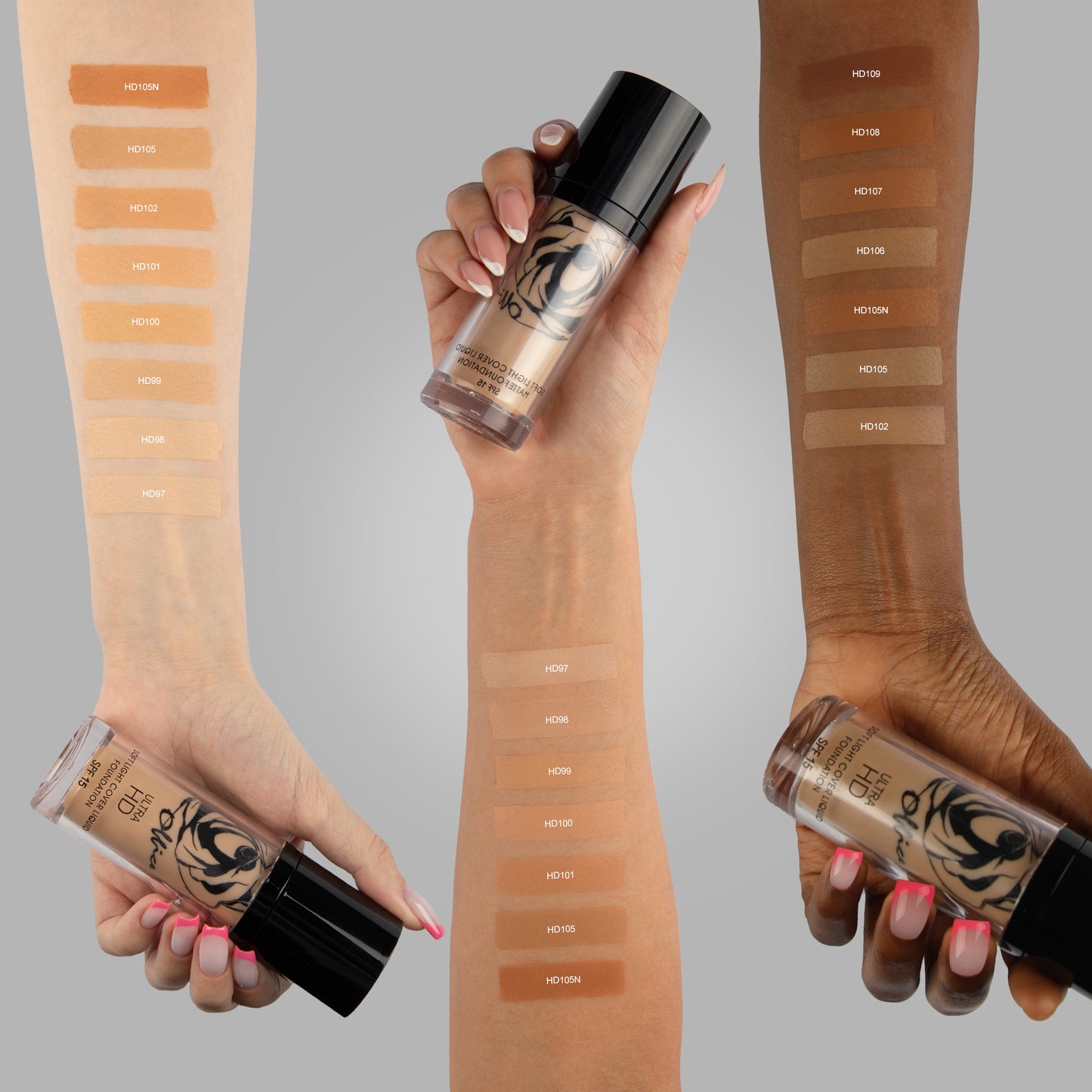 Office Ultra HD Full Cover Liquid Matte Foundation
