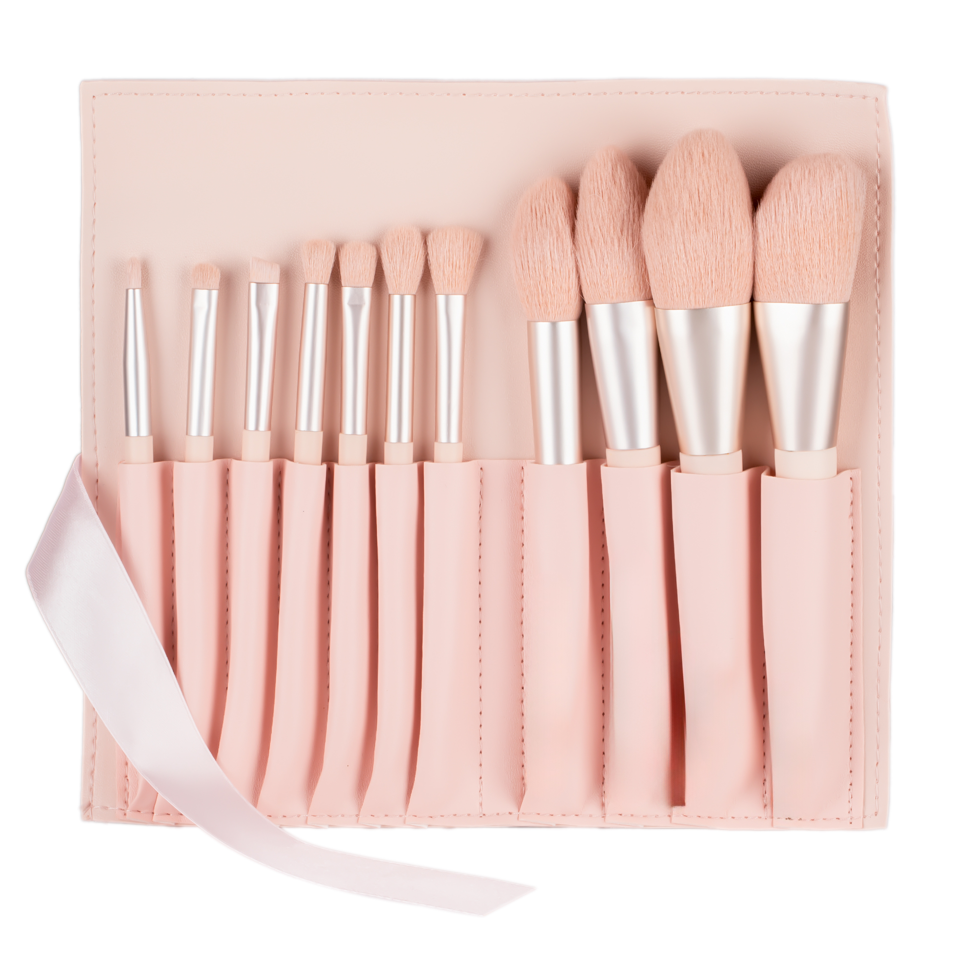 OFFICE 11 Pieces Pink Brush Set